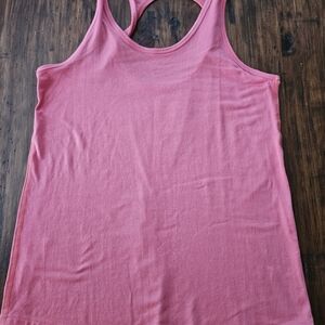 ZYIA Coral Pink Twist Tank Top Size Small